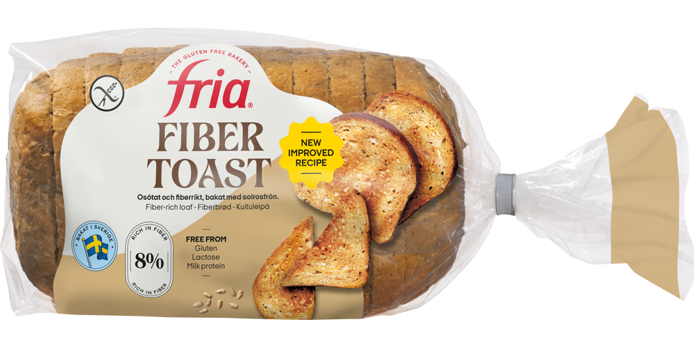 Glutenfri Fiber Toast