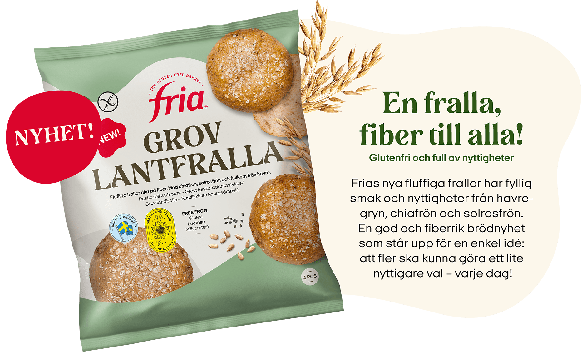 Glutenfri Grov Lantfralla